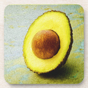 "Half Avocado" Niedliches Foto. Jetzt kaufen Getränkeuntersetzer