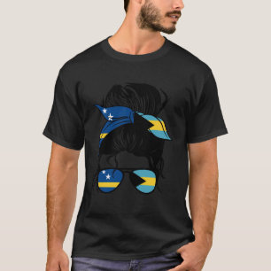 Half Bahamian Half Curacao Roots Curaã§Ao und Baha T-Shirt