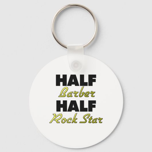 Half Barber Half Rock Star Schlüsselanhänger (Vorderseite)