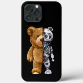 Half Bear Half Robot Case-Mate iPhone Hülle (Rückseite)