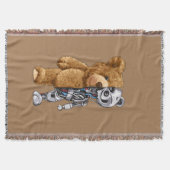 Half Bear Half Robot Decke (Vorderseite)