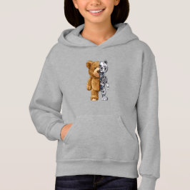 Half Bear Half Robot Hoodie