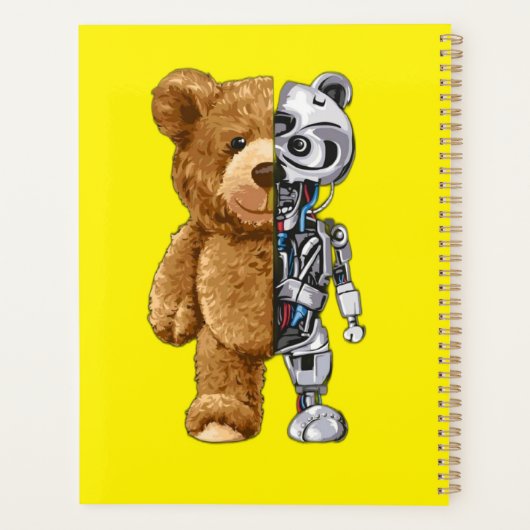 Half Bear Half Robot Planer (Rückseite)