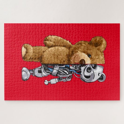 Half Bear Half Robot Puzzle (Horizontal)