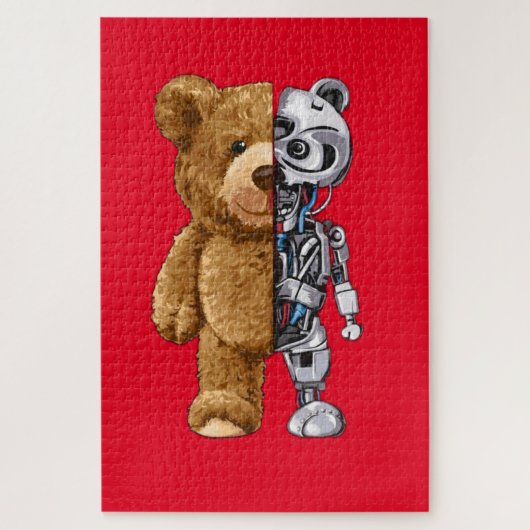 Half Bear Half Robot Puzzle (Vertikal)