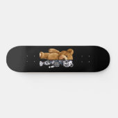 Half Bear Half Robot Skateboard (Horizontal)