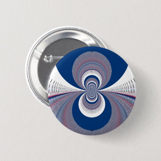 Half Blau Button (Vorne & Hinten)