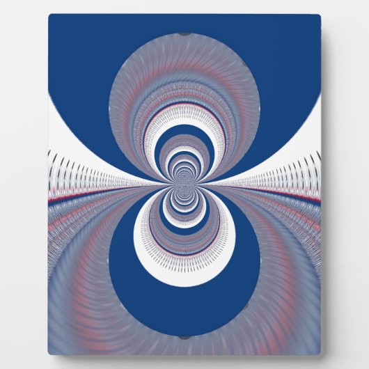 Half Blau Fotoplatte (Vorderseite)