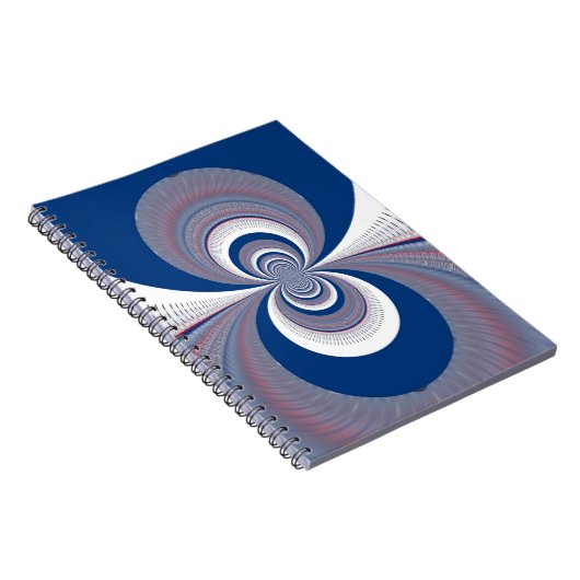 Half Blau Notizblock (Rechte Seite)