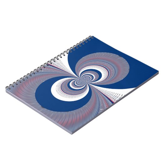 Half Blau Notizblock (Linke Seite)