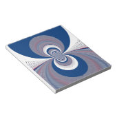 Half Blau Notizblock (angewinkelt)