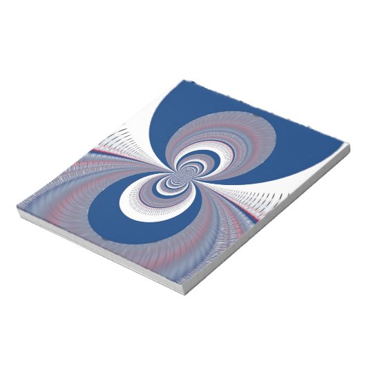 Half Blau Notizblock (Rotiert)