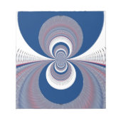 Half Blau Notizblock (Vorderseite)