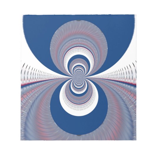 Half Blau Notizblock (Vorderseite)