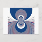 Half Blau Postkarte (Vorderseite)