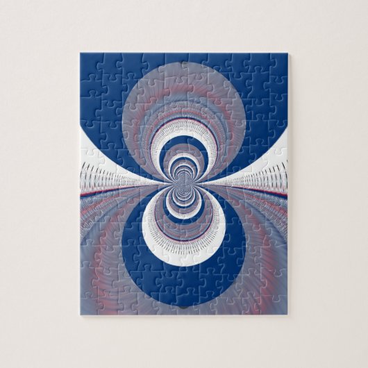 Half Blau Puzzle (Vertikal)