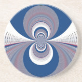 Half Blau Untersetzer (Vorne)