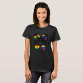 Half Bolivian Half Venezuelan Girl Bolivia Kids T-Shirt (Vorne ganz)