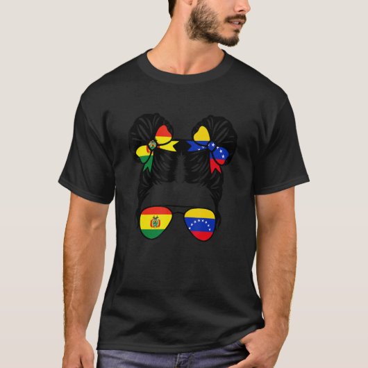Half Bolivian Half Venezuelan Girl Bolivia Kids T-Shirt (Vorderseite)