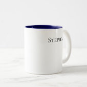 Half Brother Personalisiert Zweifarbige Tasse (VorderseiteRechts)