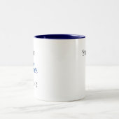 Half Brother Personalisiert Zweifarbige Tasse (Mittel)