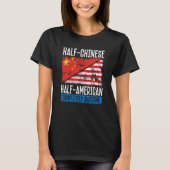Half Chinese Half American Completely Awesome T-Shirt (Vorderseite)