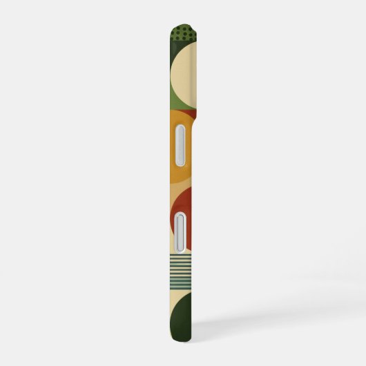 Half-Circle and Geometric Blocks iPhone 16 Hülle (Rechte Seite)