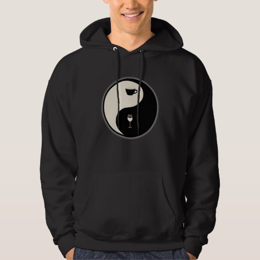 Half Coffee Half Teacher Hoodie (Vorderseite)