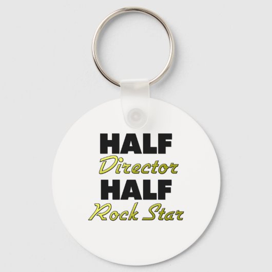Half Director Half Rock Star Schlüsselanhänger (Vorderseite)