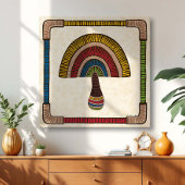 Half Dome Abstract Mushroom Leinwanddruck