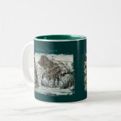Half Dome bemalte Kaffeetasse (Vorderseite Links)