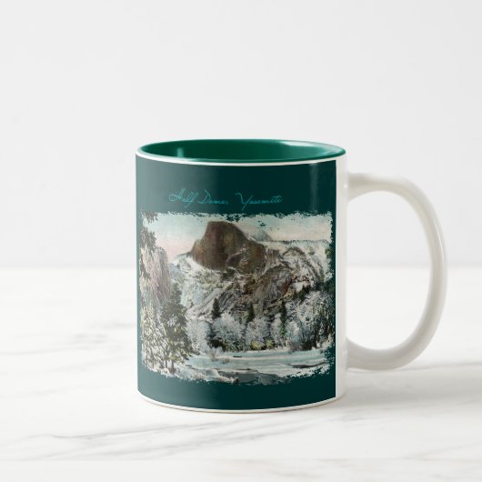 Half Dome bemalte Kaffeetasse (Rechts)