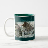 Half Dome bemalte Kaffeetasse (Links)