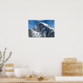 Half Dome im Winterschnee - Yosemite Poster (Küche)