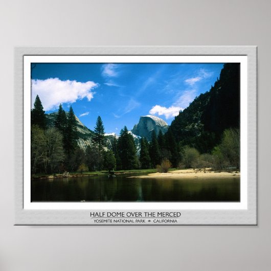 Half Dome over the Merced Poster (Vorne)