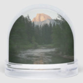 Half Dome Sunset in Yosemite National Park Schneekugeln (Rückseite)