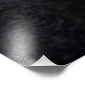 Half Dome under Milky Way Fotodruck (Ecke)