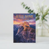Half Dome USA Postkarte (Stehend Vorderseite)