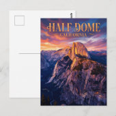 Half Dome USA Postkarte (Vorne/Hinten)