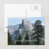 Half Dome vom Panorama Trail I Postkarte (Vorne/Hinten)
