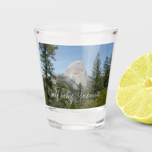 Half Dome vom Panorama Trail II Schnapsglas (Vorderseite)
