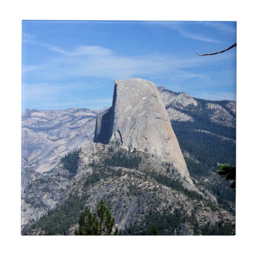 Half Dome vom Washburn Point, Yosemite, CA Fliese (Vorderseite)