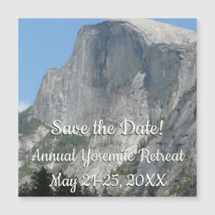 Half Dome von der Seite im Yosemite-Nationalpark Magnetkarte