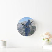 Half Dome, Yosemite, CA Runde Wanduhr (Zuhause)