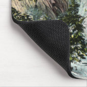 Half Dome, Yosemite im Winter-Mauspad Mousepad (Ecke)