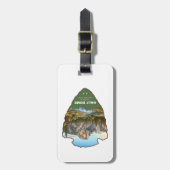 Half Dome Yosemite National Park Arrowhead Gepäckanhänger (Vorderseite vertikal)