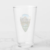 Half Dome Yosemite National Park Arrowhead Glas (Rückseite)