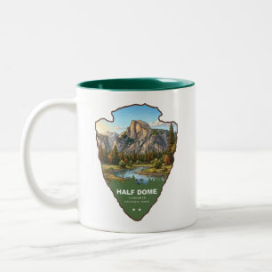 Half Dome Yosemite National Park Arrowhead Zweifarbige Tasse