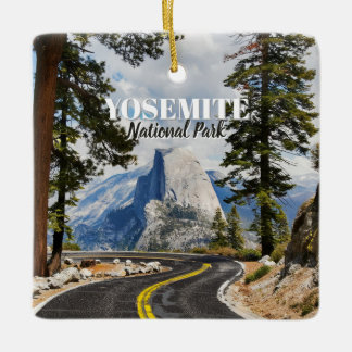 Half Dome Yosemite Nationalpark Souvenir Geschenk Keramikornament