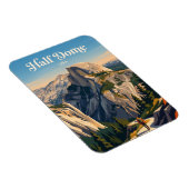 Half Dome Yosemite USA Magnet (Rechte Seite)